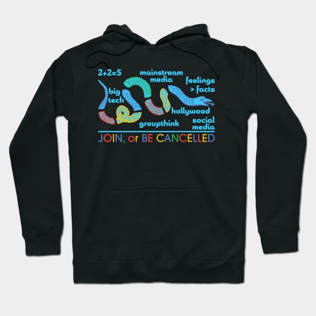 Join, or be cancelled Hoodie by pelagio